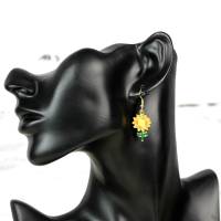 Ohrringe Sonnenblumen • Ohrhänger | Ohrschmuck Bild 6