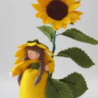 Sonnenblume - Blumenkind - Jahreszeitentisch - Waldorf Art Bild 1