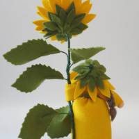 Sonnenblume - Blumenkind - Jahreszeitentisch - Waldorf Art Bild 5
