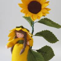 Sonnenblume - Blumenkind - Jahreszeitentisch - Waldorf Art Bild 6