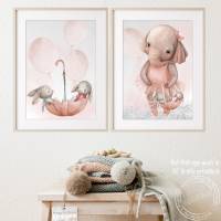 Poster Tiere Kinderzimmer | Wandbilder Kinder | Fluffy Hugs Bild 9