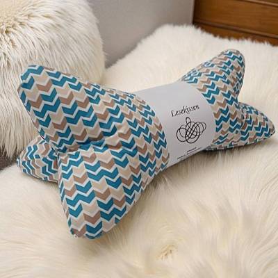 Lesekissen, Nackenrolle, Nackenkissen Zickzack Muster