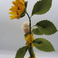 Sonnenblume Junge - Blumenkind - Jahreszeitentisch - Waldorf Art Bild 4