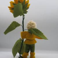Sonnenblume Junge - Blumenkind - Jahreszeitentisch - Waldorf Art Bild 5