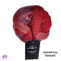 Schoppel Crazy Zauberball, Sockenwolle 4fach, 100 g, Farbe "Buntmetall" Bild 1