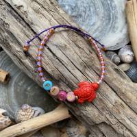 Midsummer - Bunte sommerliche Perlen-Armbänder mit Schriftzug in Neon-Farben und einzigartigen Perlen Bild 2