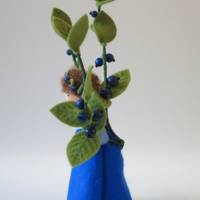 Heidelbeere - Blumenkind - Jahreszeitentisch - Waldorf Art Bild 3