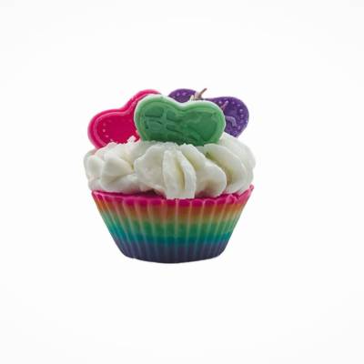 Duftkerze - Rainbow Pride Mini Cupcake - Flieder