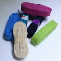 Schrägband, Kantenband, vorgefalzt 15 mm, Baumwolle, viele Farben, Einfassband, 3 Meter, waschbar, DIY Nähen Bild 1