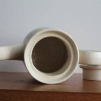 gestreifte WAKU Keramik Kanne Kaffeekanne Bild 5