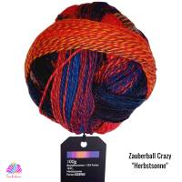 Schoppel Crazy Zauberball, Sockenwolle 4fach, 100 g, Farbe "Herbstsonne" Bild 2