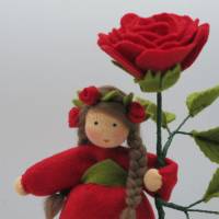 Rose - Blumenkind - Jahreszeitentisch - Waldorf Art Bild 5