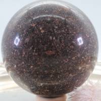 Große Porphyr Edelsteinkugel, 88 mm, Meditation und Heilsteine, glänzende Kugel, Wunderbarer Kristall Bild 2