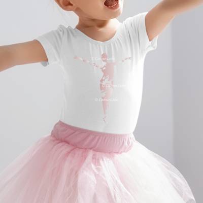 Plotterdatei Ballett – 4 Balletttänzerinnen Silhouetten im Grunge-Look für kreative Outfits