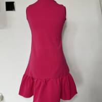 Mia Rüschen Kleid pink mit Armlängenauswahl- Sommerkleid Rüschenkleid für Mädchen in verschiedenen Größen Bild 3