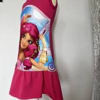 Mia Rüschen Kleid pink mit Armlängenauswahl- Sommerkleid Rüschenkleid für Mädchen in verschiedenen Größen Bild 5