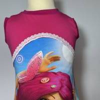 Mia Rüschen Kleid pink mit Armlängenauswahl- Sommerkleid Rüschenkleid für Mädchen in verschiedenen Größen Bild 6