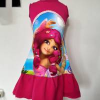 Mia Rüschen Kleid pink mit Armlängenauswahl- Sommerkleid Rüschenkleid für Mädchen in verschiedenen Größen Bild 7