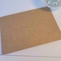 4 gefütterte Briefumschläge - Kraftpapier mit oder ohne Kärtchen :) Bild 4