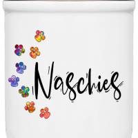 Keramik Leckerlidose NASCHIES - Keksdose, Snackdose Bild 1