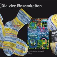 Opal Hundertwasser II, Sockenwolle 4fach, 100 g, Farbe: "Die vier Einsamkeiten" (2105) Bild 3