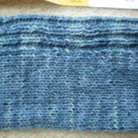 Socken für Damen, Größe 41 / 42 , jeansblau meliert Bild 2