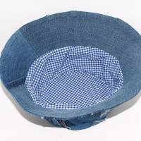 Jeans Bucket Hat upcycling Jeanshut Fischerhut unisex Bild 7