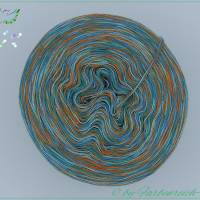 Farbenreich-Wolle Strudelbobbel "FLORENZ", 4-fädig, verschiedene Lauflängen, Bobbel Bild 1