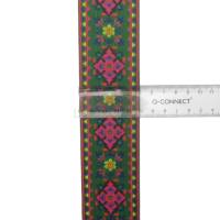 Gurtband 50mm breit mit unterschiedlichem Muster je Seite, Meterware, 1 Meter Bild 4