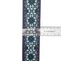Gurtband 50mm breit mit unterschiedlichem Muster je Seite, Meterware, 1 Meter Bild 7
