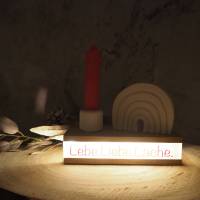Lichterbox / Leuchtbox mit Spruch Bild 7
