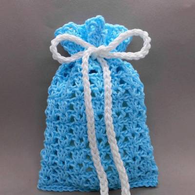 Häkelanleitung Geschenkbeutel oder Seifensäckchen - einfach und vielseitig