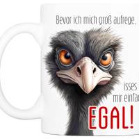Tasse mit Spruch MIR EGAL - Bürotasse, Kaffeetasse Bild 2