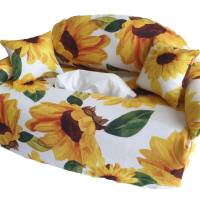 Taschentuchsofa Sonnenblumen Bild 3