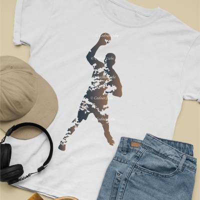 Plotterdatei Handball Silhouetten – 4 Designs im Grunge Look für kreative Fan Outfits