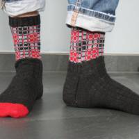 Anleitung: Homeoffice - Socken mit Colorwork stricken Bild 3