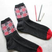 Anleitung: Homeoffice - Socken mit Colorwork stricken Bild 8