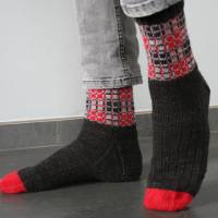 Anleitung: Homeoffice - Socken mit Colorwork stricken Bild 9