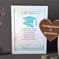 Personalisiertes Geldgeschenk Master - Abitur- Bachelor - Studium - Staatsexamen - Abschluss Ausbildung - Geschenk Deko Bild 2