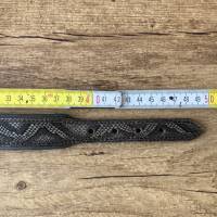 Hundehalsband, Lederhalsband, gepolstertes Halsband aus Leder im Schlangendesign Bild 3