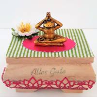 Wellness Geldgeschenk Geburtstag Yoga Frosch Geschenkverpackung Bild 1