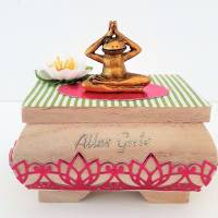 Wellness Geldgeschenk Geburtstag Yoga Frosch Geschenkverpackung Bild 5
