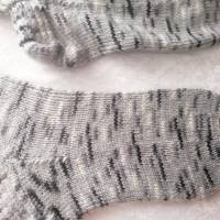 Socken handgestrickt, Größe 38/39, Stricksocken, Wollsocken, Damen Socken Bild 6