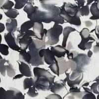 Viskosestoff abstrakte Blumen weiß, schwarz, beige. Grundpreis: 1 m² = 7,37 €. Ab 4,98 € = 0,50 Meter. 100% Viskose. Bild 4