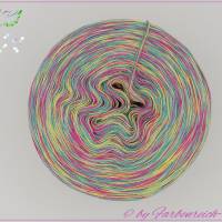 Farbenreich-Wolle Strudelbobbel "BARBADOS", 4-fädig, verschiedene Lauflängen, Bobbel Bild 1