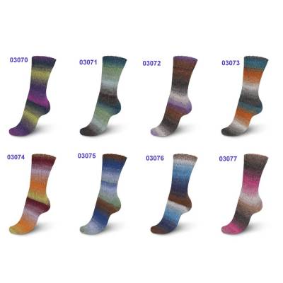 6-fach Sockenwolle REGIA Virtuoso Color 150g alle Farben