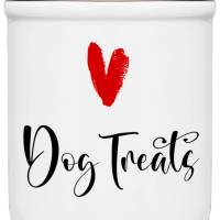 Keramik Leckerlidose DOG TREATS - Keksdose, Snackdose Bild 1