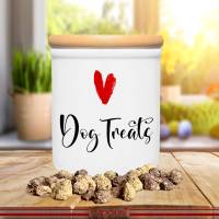 Keramik Leckerlidose DOG TREATS - Keksdose, Snackdose Bild 2