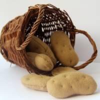 Filz Kartoffeln für den Kaufladen, Kinderküche, Spielküche Bild 1
