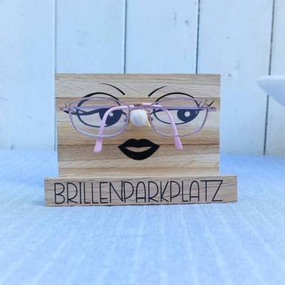 Brillenhalter Brillengarage Brillenständer aus Holz für Damen
